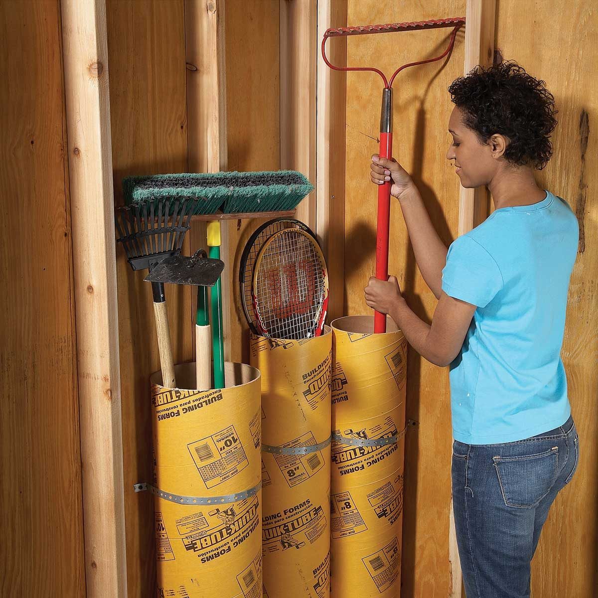 Garage Storage Tubes