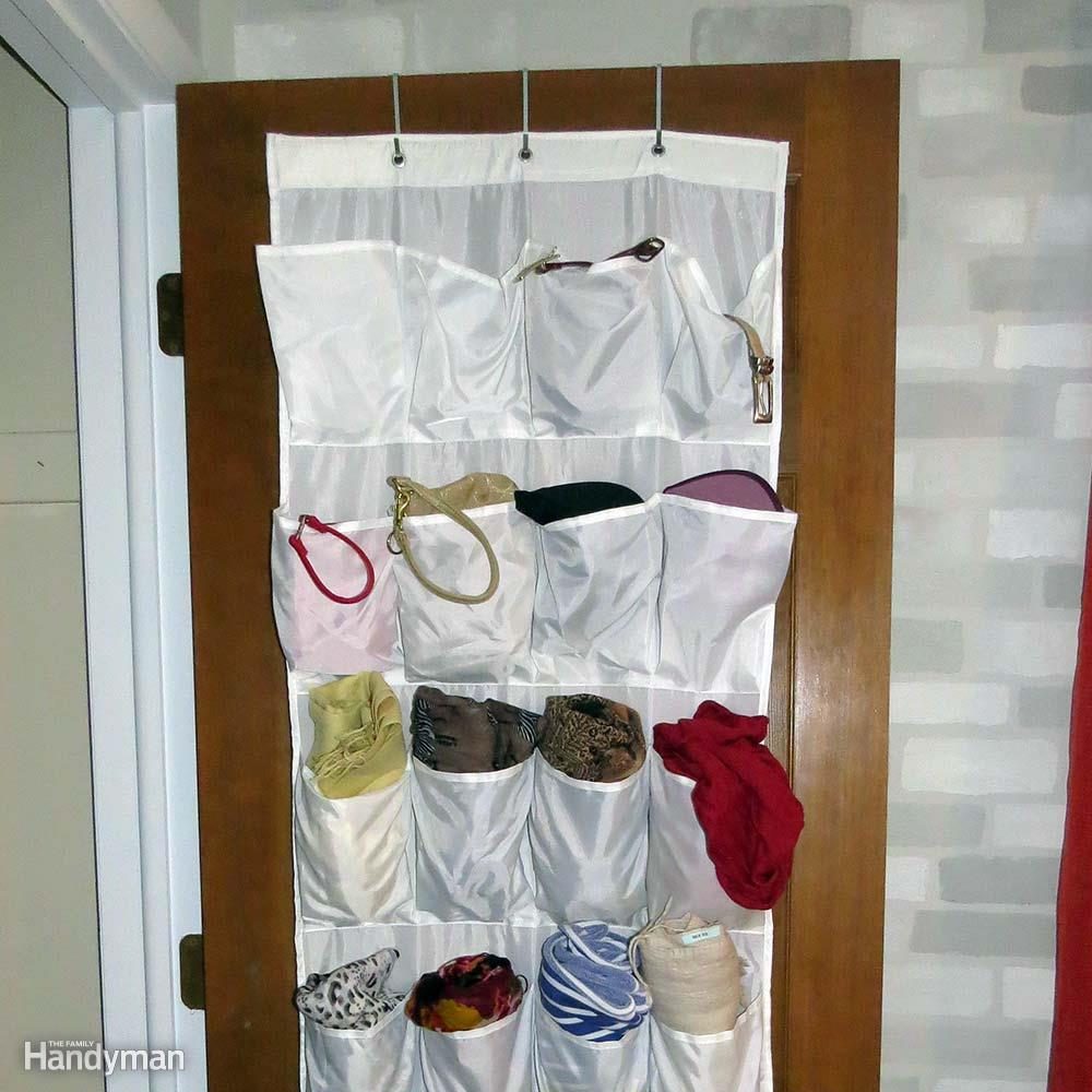 closet door shoe storage