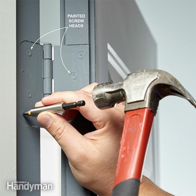 Give Paint-Clogged Screw Heads a Tap