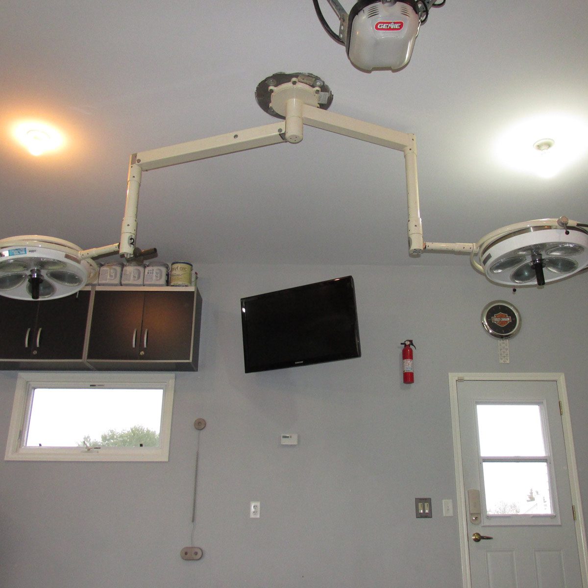 A Garage Prepped for Elective Surgery