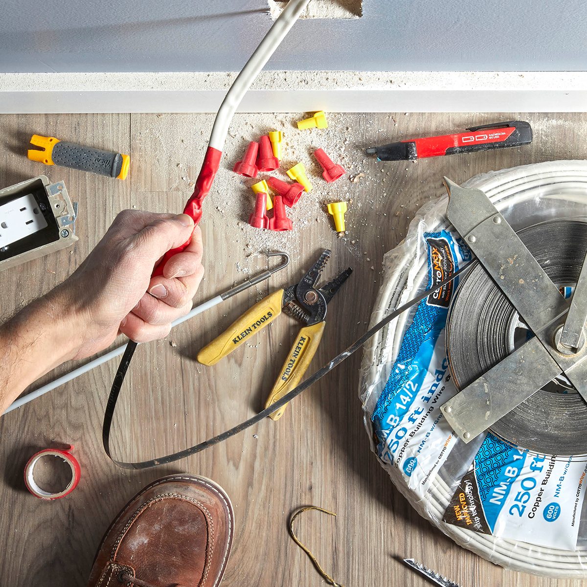 How to Fish Wire Through A Wall