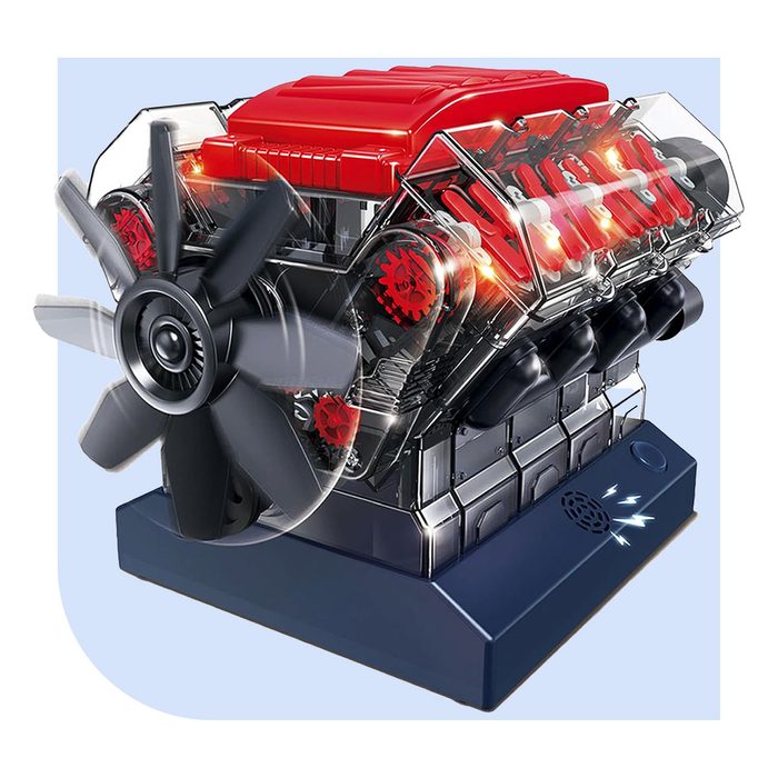 Playz V8 Combustion Engine Model Building Kit Ecomm Via Amazon.com